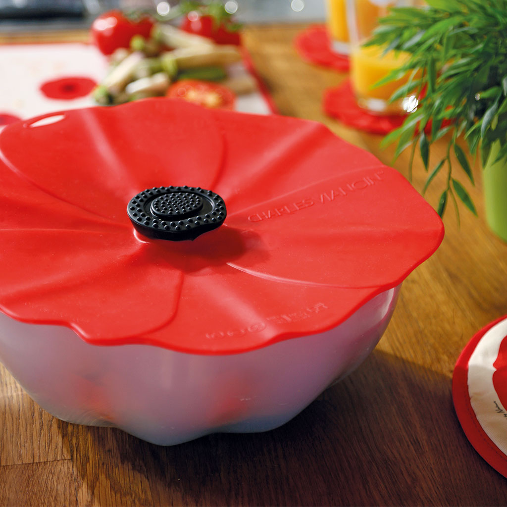 Charles Viancin Poppy Silikon-Deckel - BPA-frei Für Backofen & Mikrowelle