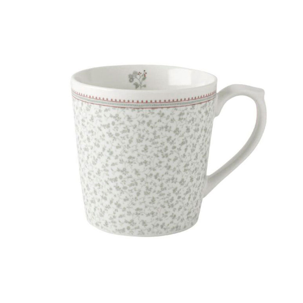 Taza mug 320 ml de porcelana Wild Clematis Laura Ashley-Green Flowers-LAU182894