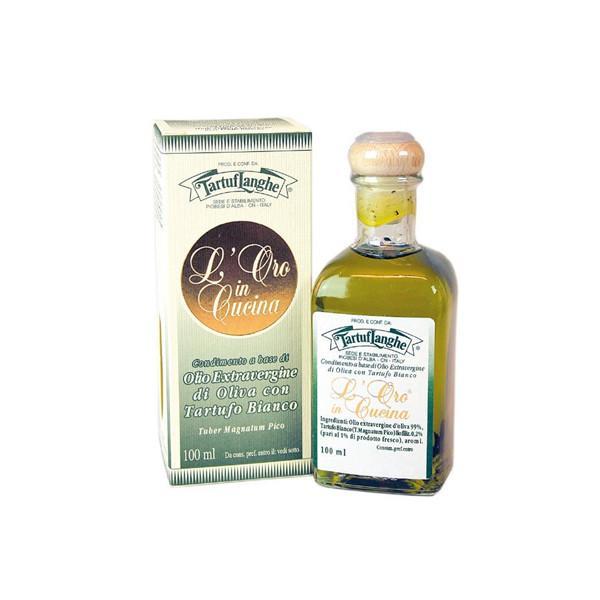 Aceite de oliva virgen extra con trufa blanca TartufLanghe 100ml Blanca - Claudia&Julia