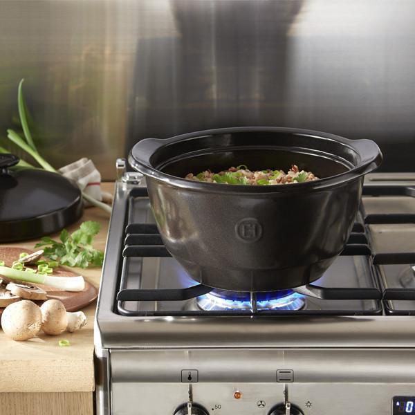 Cacerola "Faitout" Emile Henry Negra - Claudia&Julia