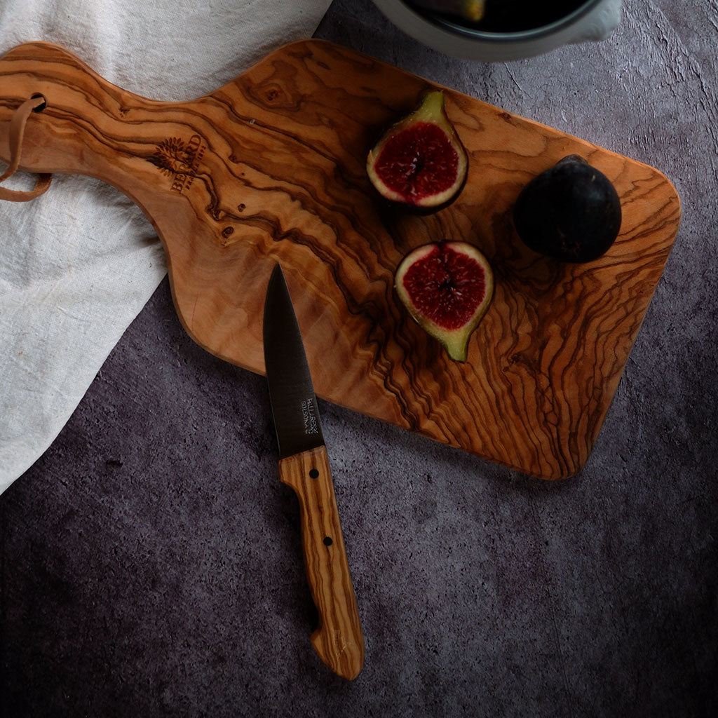 Cuchillos de cocina con mango de olivo Pallarès-