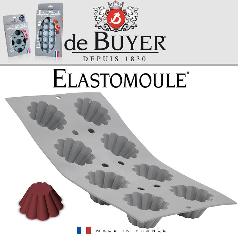 de Buyer Elastomoule 6-Portion Silicone Loaf Mold