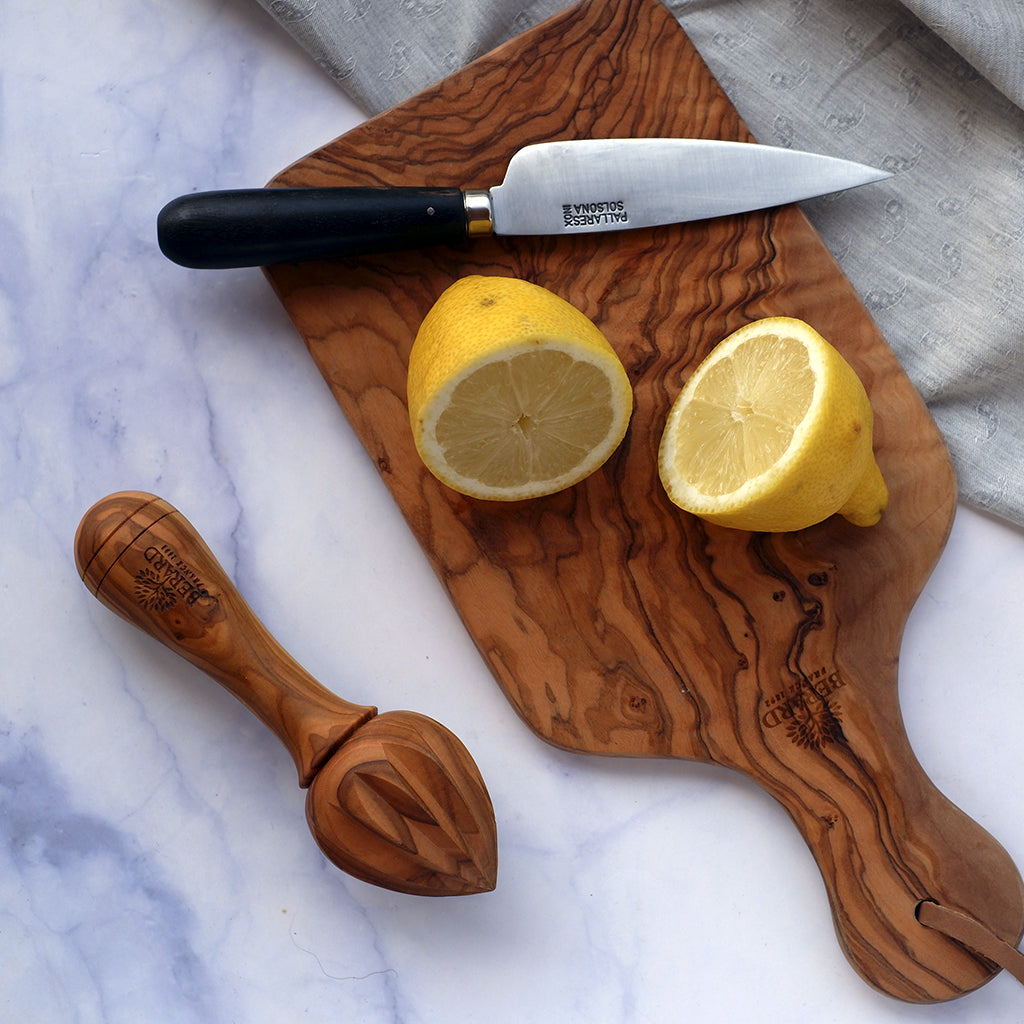 Cuchillo de cocina con mango redondeado de Ébano Pallarès-
