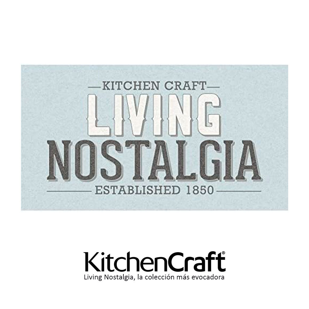 Living Nostalgia KitchenCraft Enamel Jar with Lid - Claudia&Julia