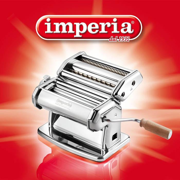 Imperia Máquina para hacer pasta, juego de 11 piezas de lujo con máquina,  accesorios, recetas y accesorios, fabricado en Italia, hace auténticos