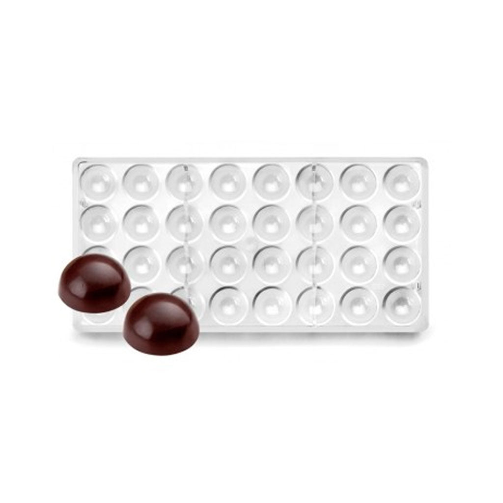 Molde para bombones, gelatinas y caramelos de Ibili-Semicircular-IBI799403