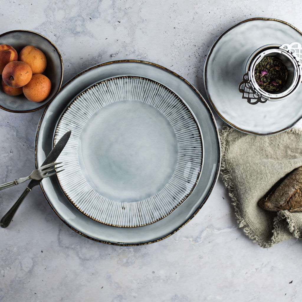 Organic Collection Teller aus Steinzeug
