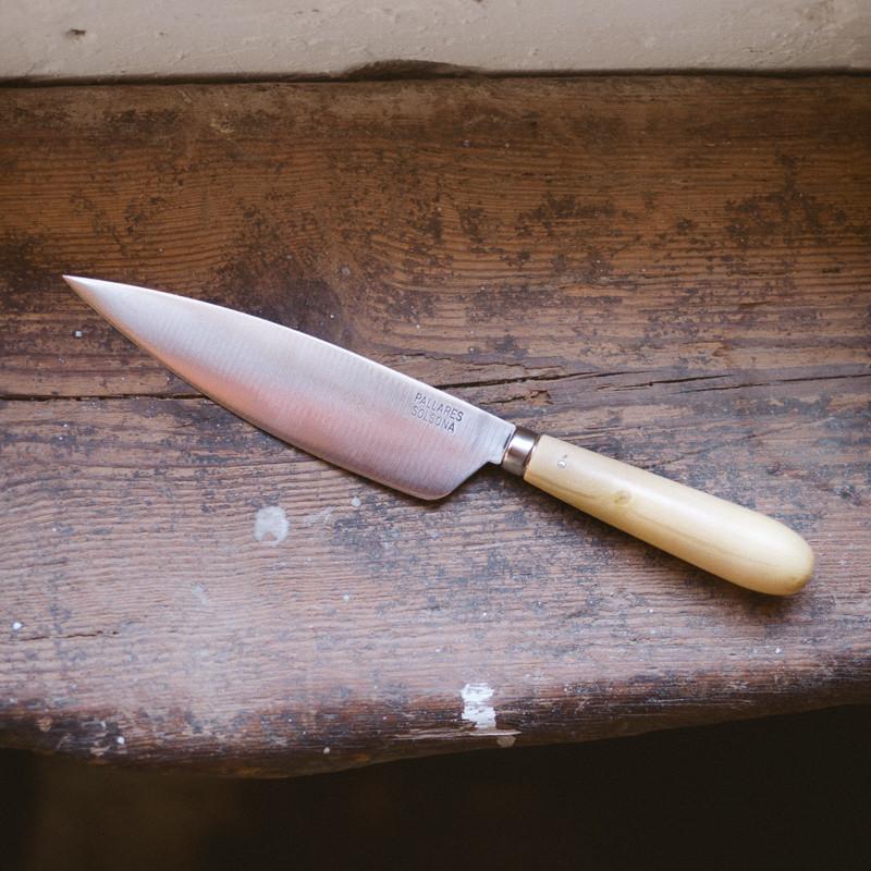 Carbon Steel Kitchen Knives - Boxwood Handle – Notary Ceramics