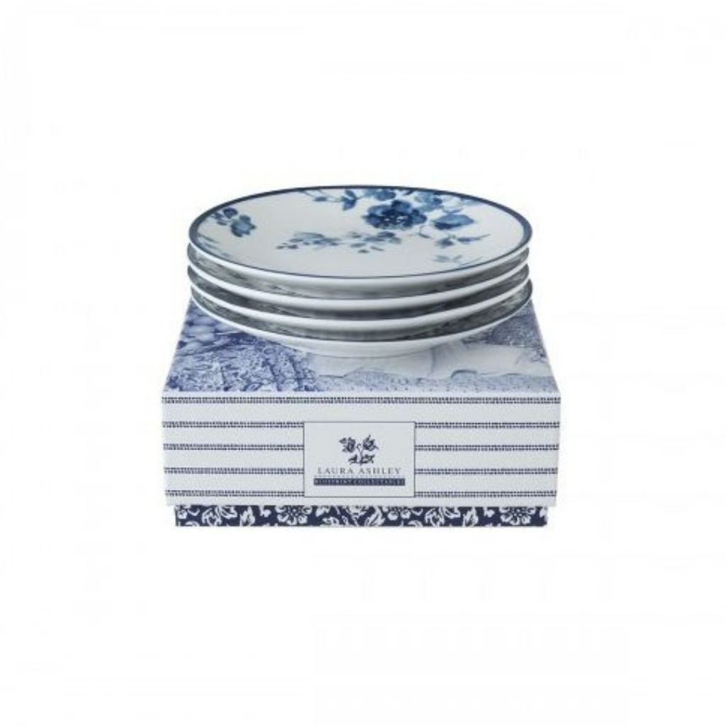 Set de 4 platos cerámica azul Laura Ashley - Claudia&Julia